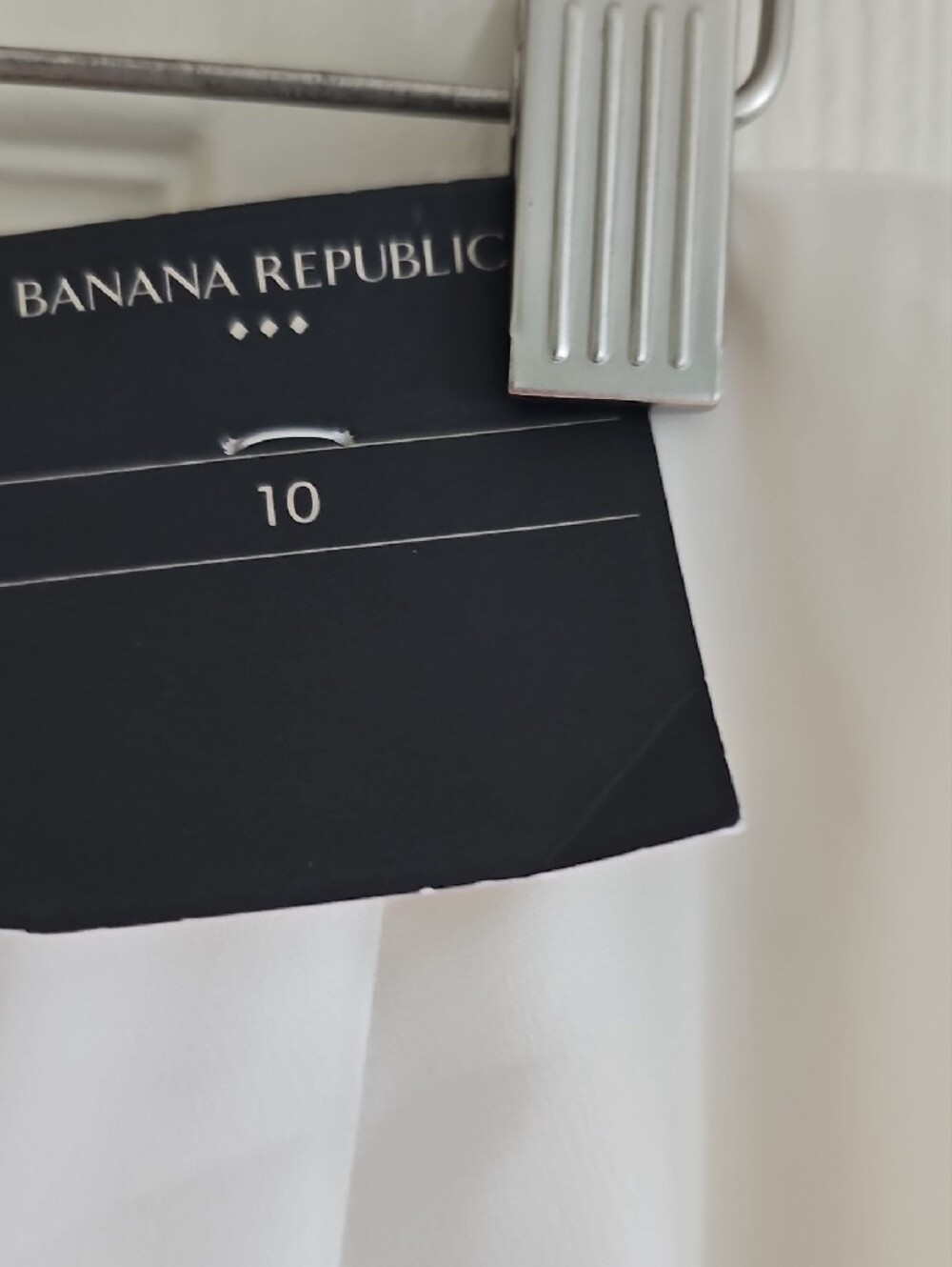 Banana Republic Cream Wrap Pleated Midi Skirt with Button Closure - Picture 6 of 11